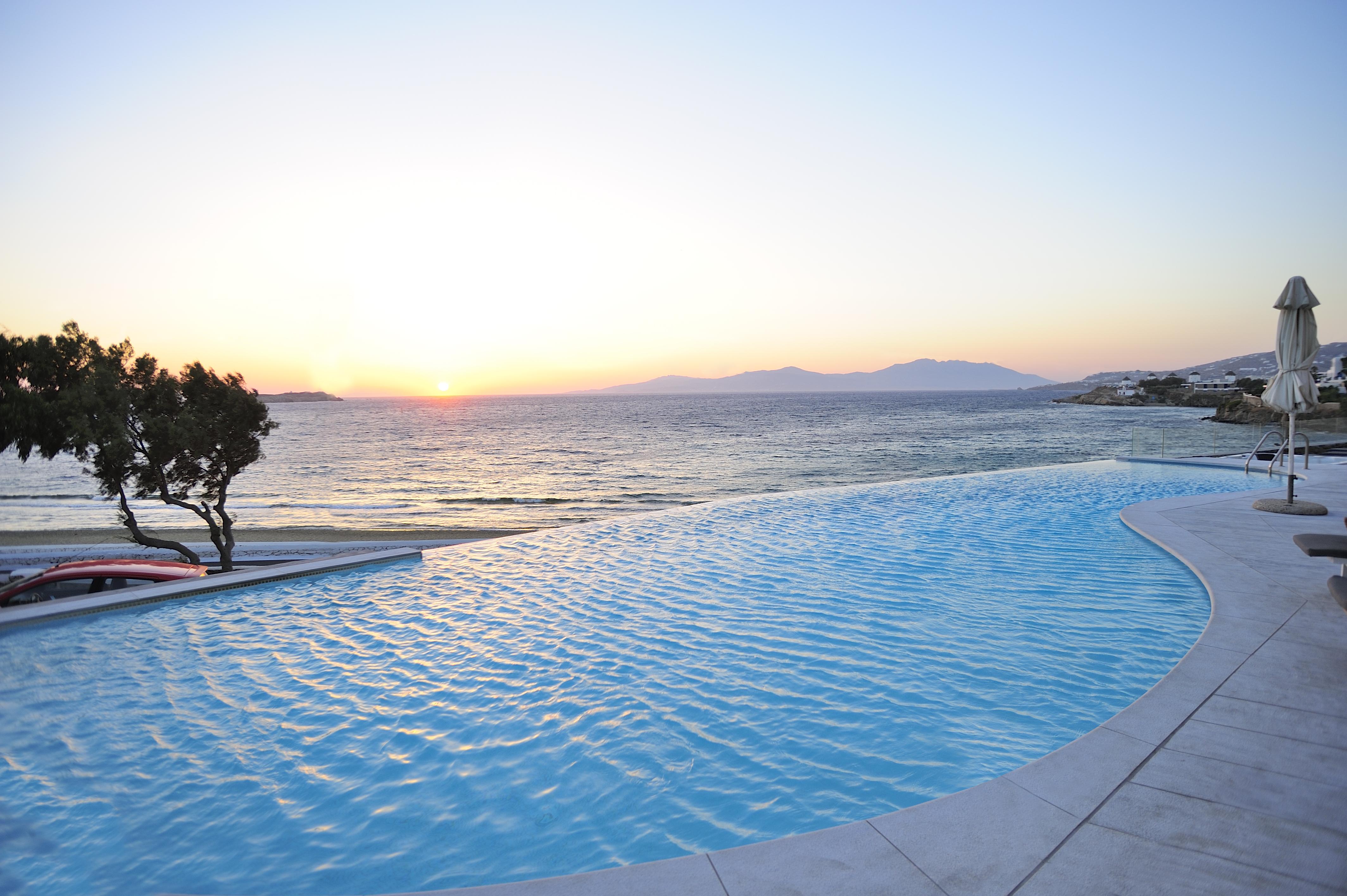 Mykonos Beach Hotel Mykonos Town Bagian luar foto