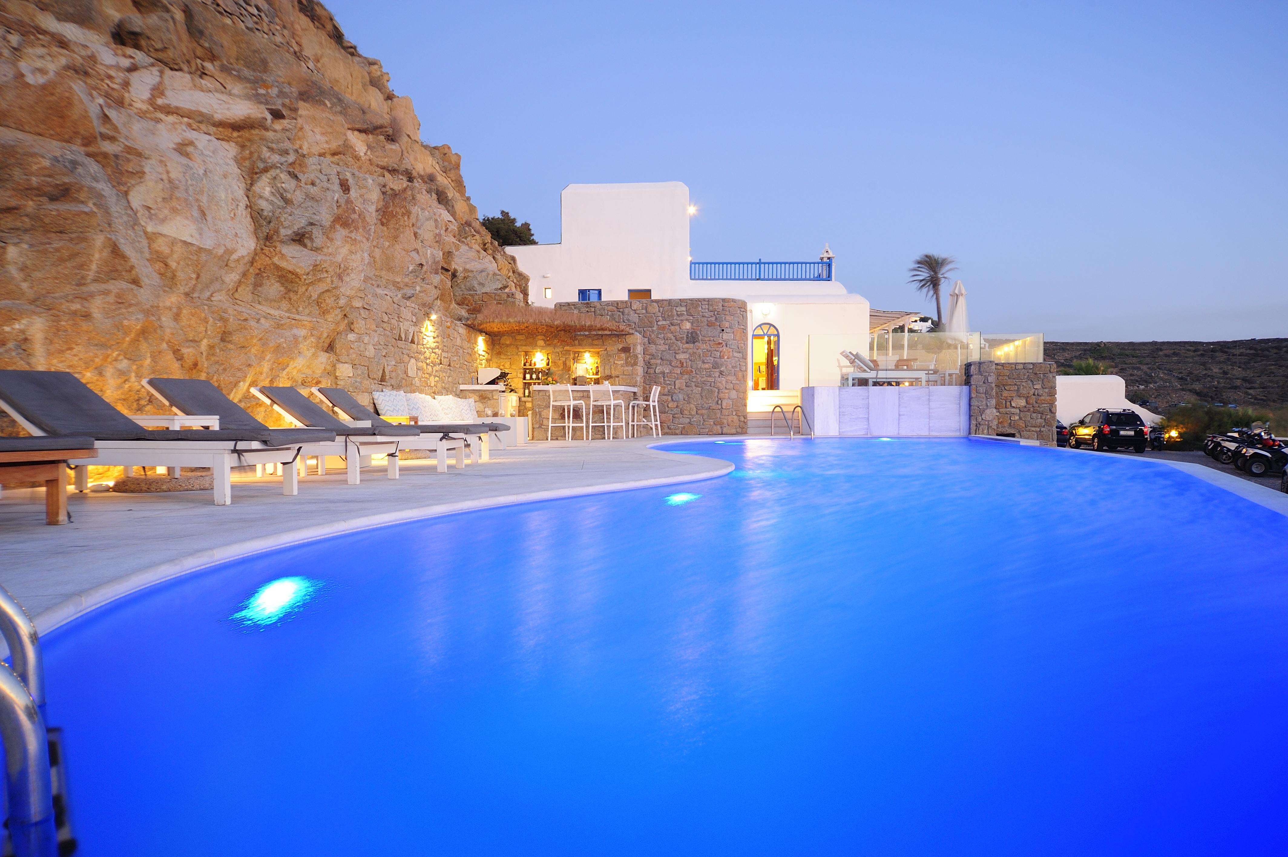 Mykonos Beach Hotel Mykonos Town Bagian luar foto