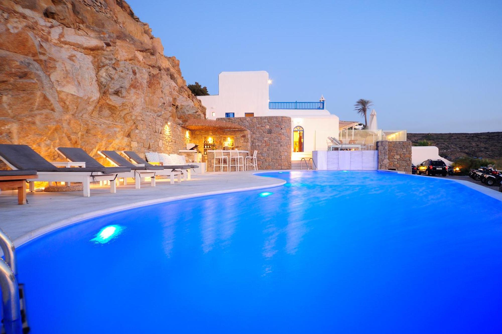 Mykonos Beach Hotel Mykonos Town Bagian luar foto