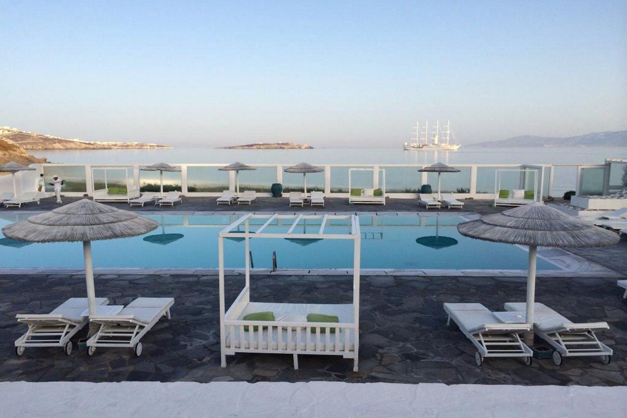 Mykonos Beach Hotel Mykonos Town Bagian luar foto